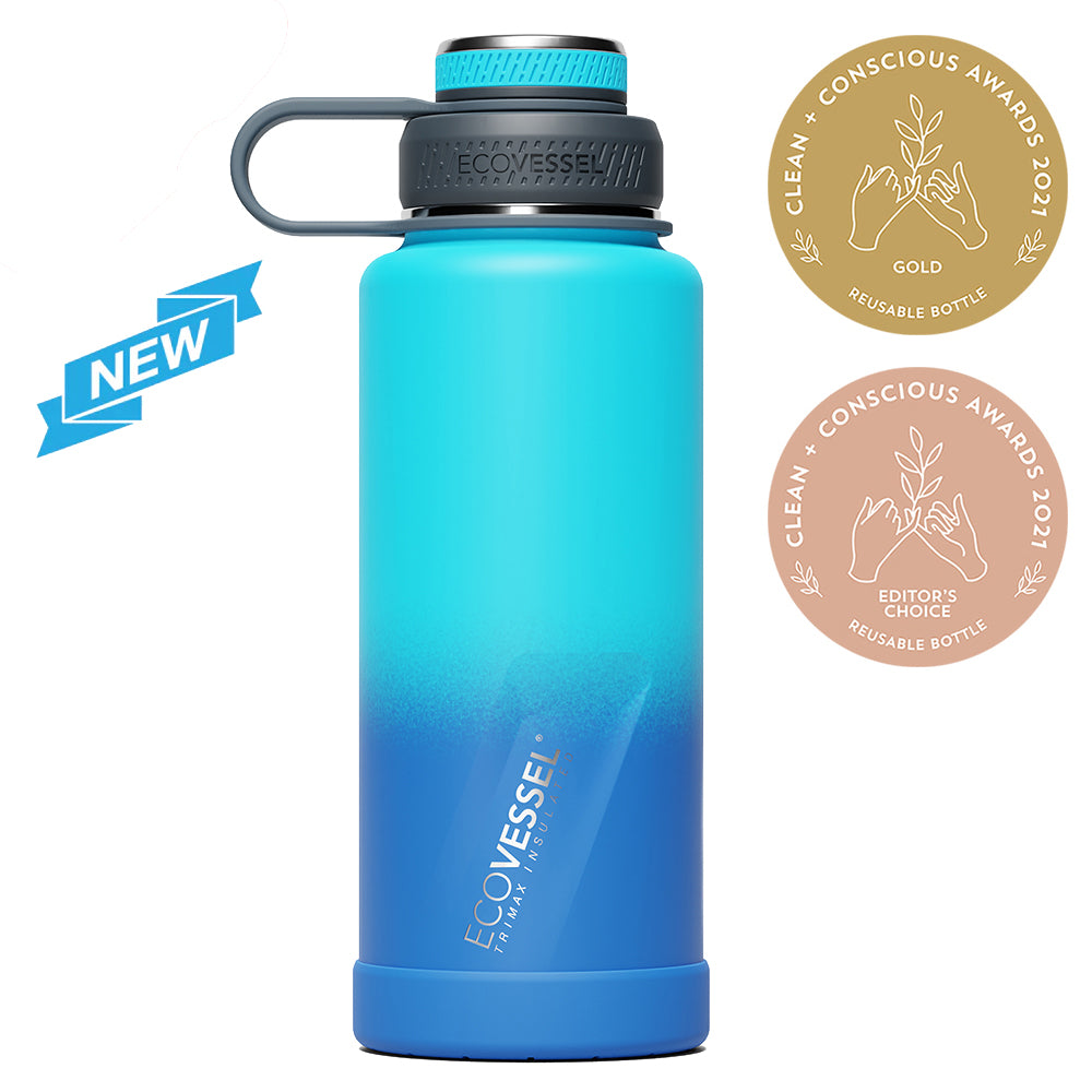The BOULDER - TriMax Insulated Water Bottle w- Strainer - 946ml