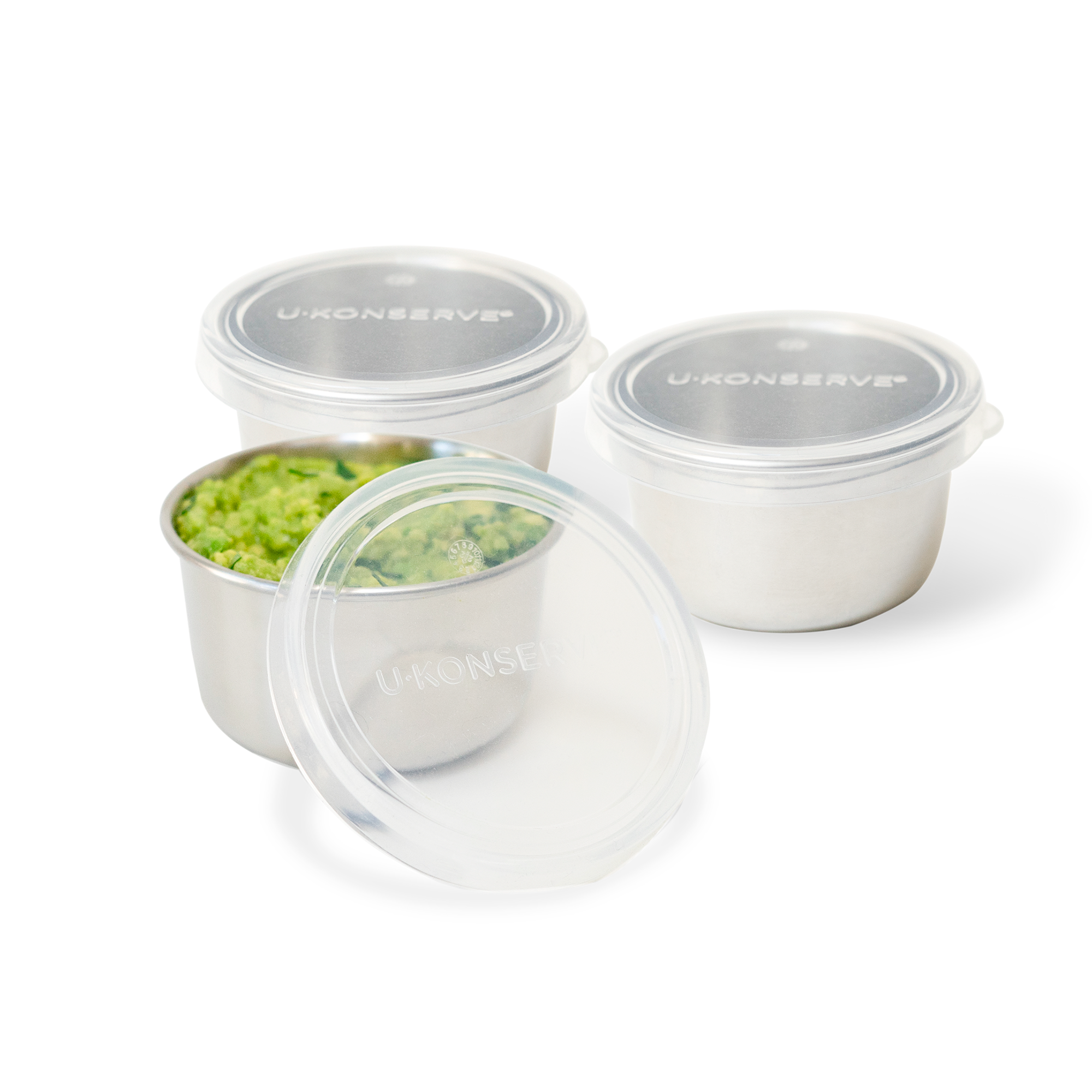 U-Konserve Round Mini Containers (Set of 3) 90ml/3oz