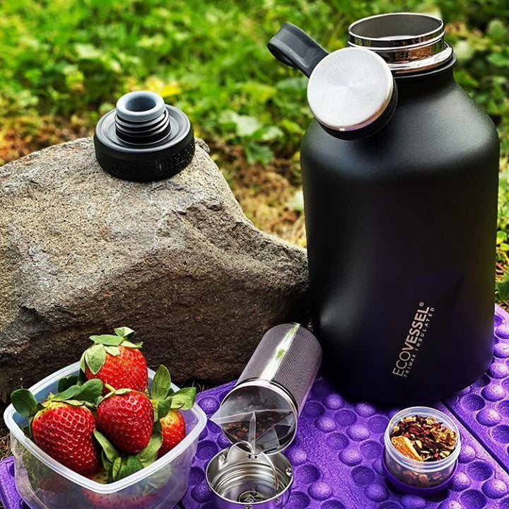 The BOSS - TriMax Insulated Growler Bottle with Infuser - 1.9L