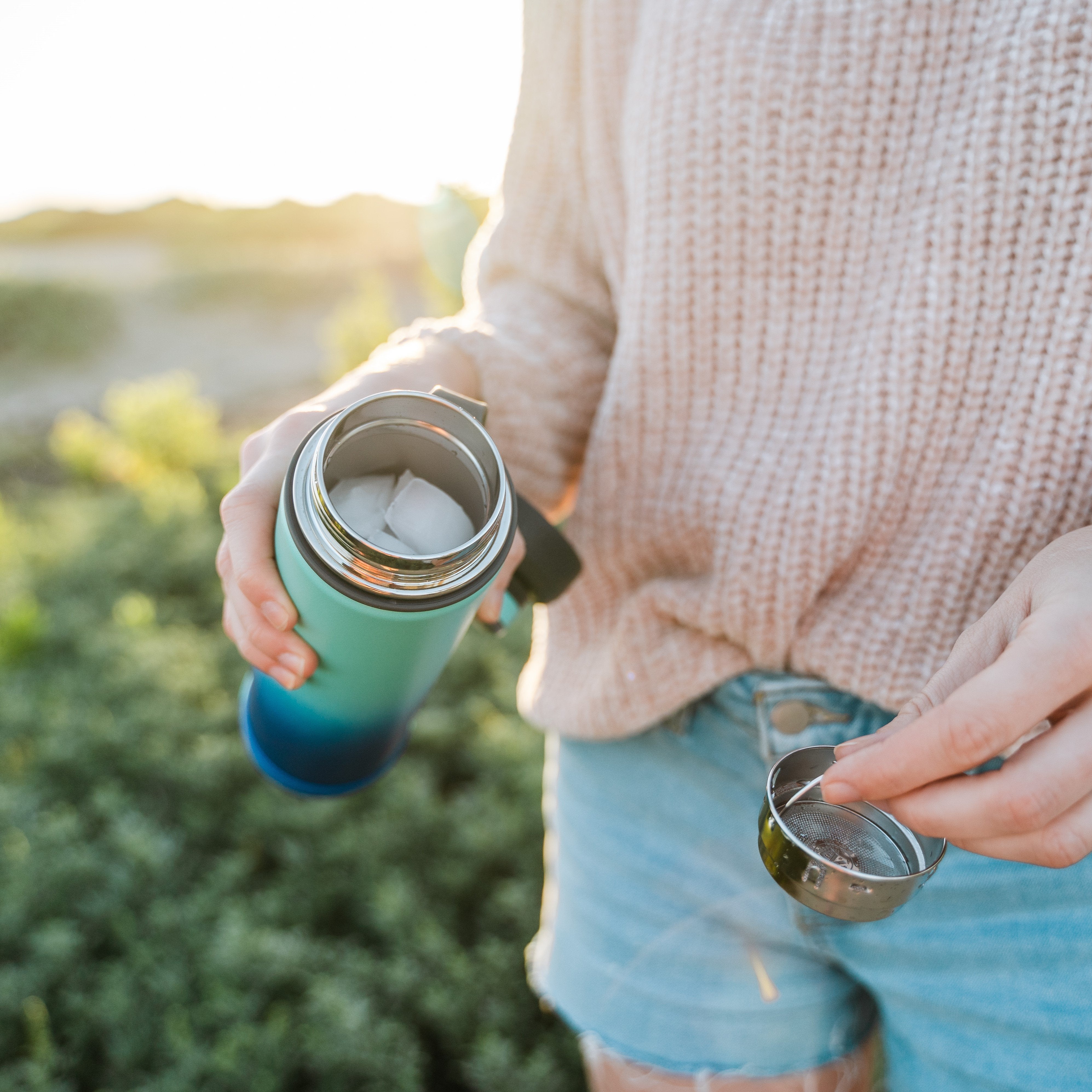 The BOULDER - TriMax Insulated Water Bottle w- Strainer - 700ml