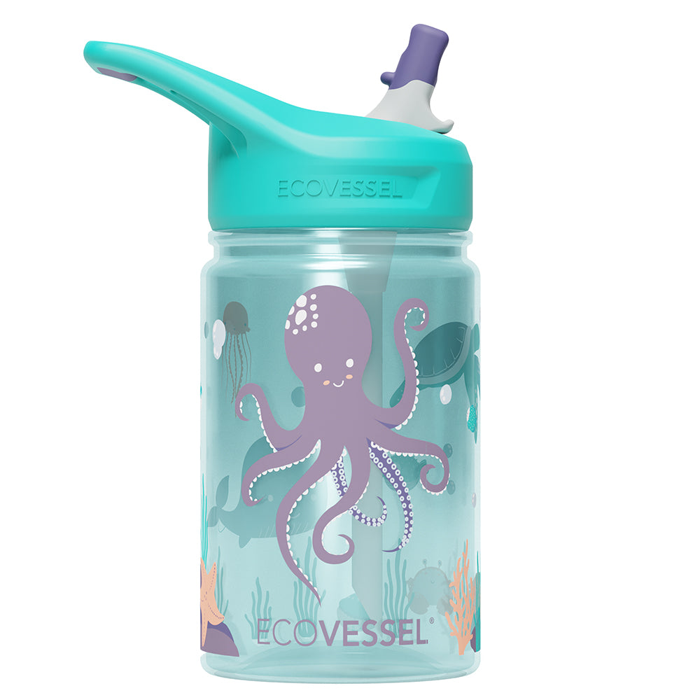 The SPLASH - BPA Free Kids Water Bottle w- Straw - 355ml