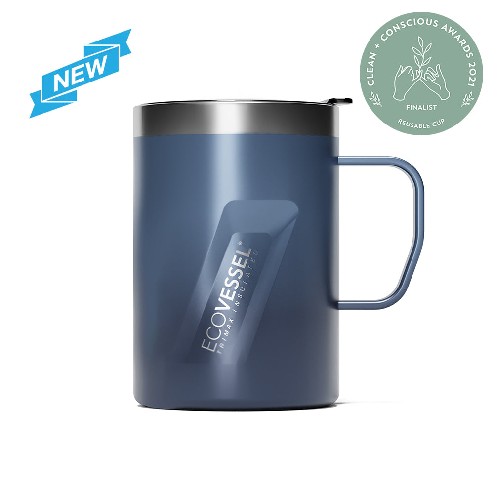 The TRANSIT - TriMax Insulated Coffee, Beer & Cocktail Mug with Slider Lid - 355ml