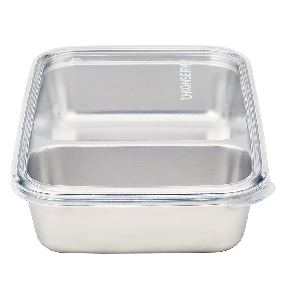 Divided Rectangle Food Storage Container 828ml/28oz