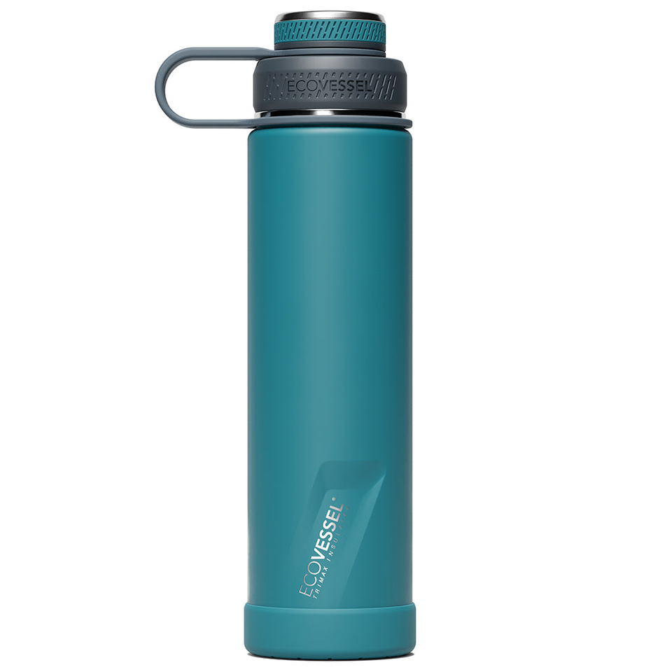 The BOULDER - TriMax Insulated Water Bottle w- Strainer - 700ml - Mountain Green