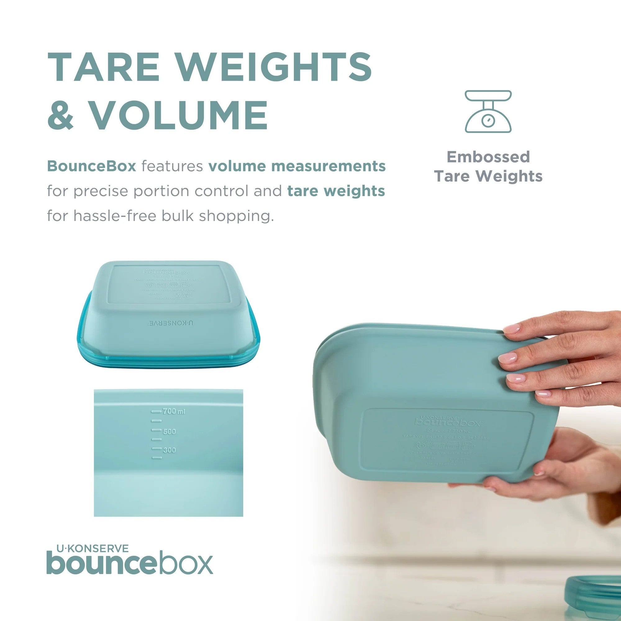 Bounce Box Rectangle Nesting Duo Containers