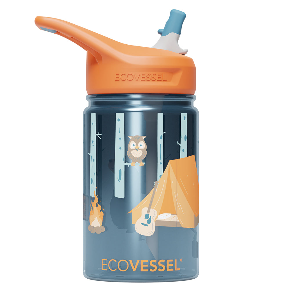 The SPLASH - BPA Free Kids Water Bottle w- Straw - 355ml (2022 colours) - Camping