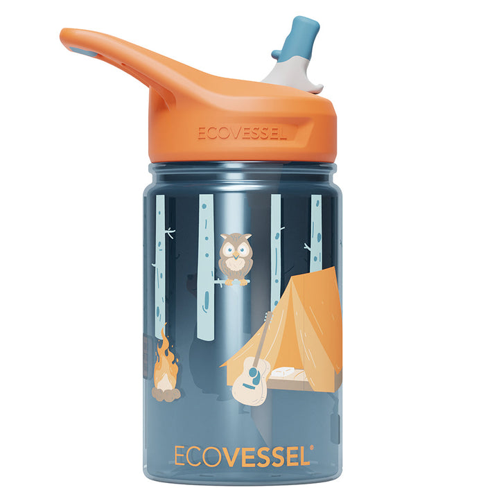 The SPLASH - BPA Free Kids Water Bottle w- Straw - 355ml (2022 colours) - Camping