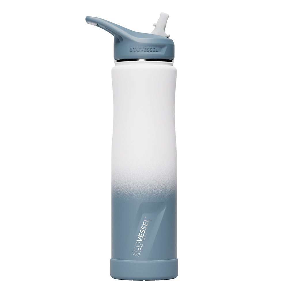 The SUMMIT - TriMax Insulated Water Bottle w- Straw - 700ml - Winter Storm