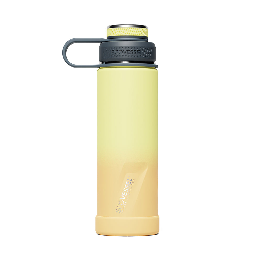 The BOULDER - TriMax Insulated Water Bottle w- Strainer - 600ml - Summer Sun