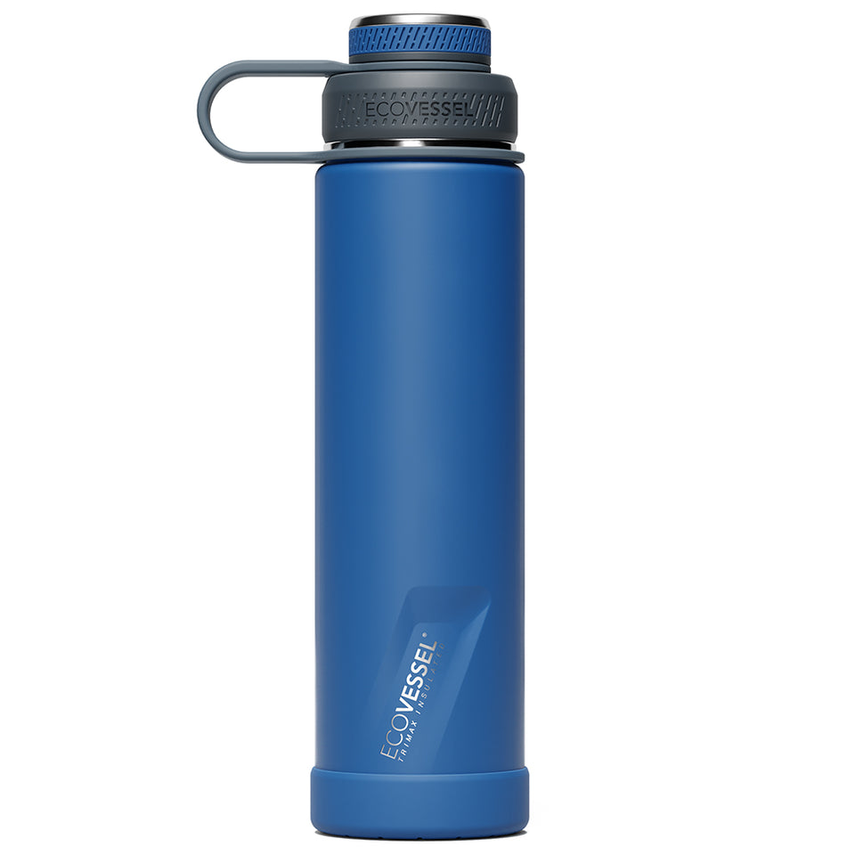 The BOULDER - TriMax Insulated Water Bottle w- Strainer - 700ml - Nightfall Navy