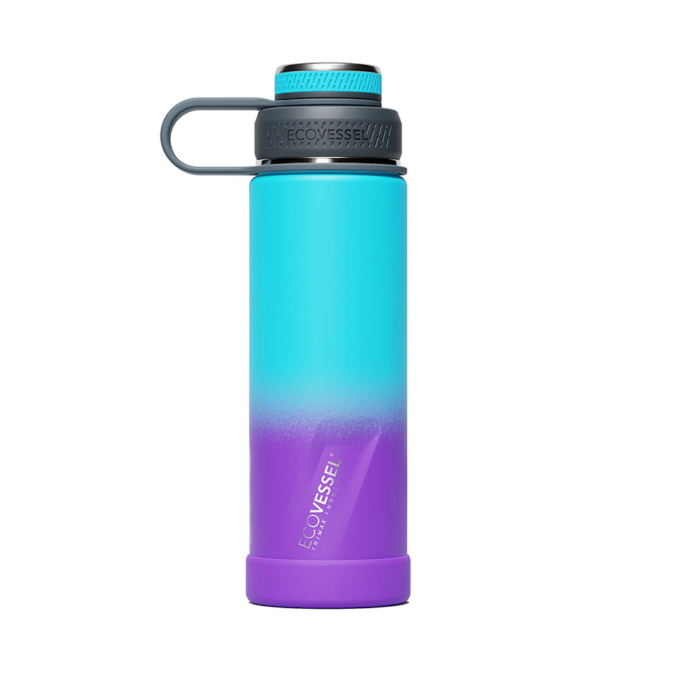 The BOULDER - TriMax Insulated Water Bottle w- Strainer - 600ml - Lavender Fields