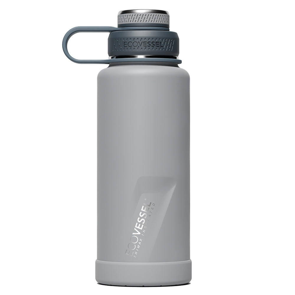 The BOULDER - TriMax Insulated Water Bottle w- Strainer - 946ml - Slate Grey