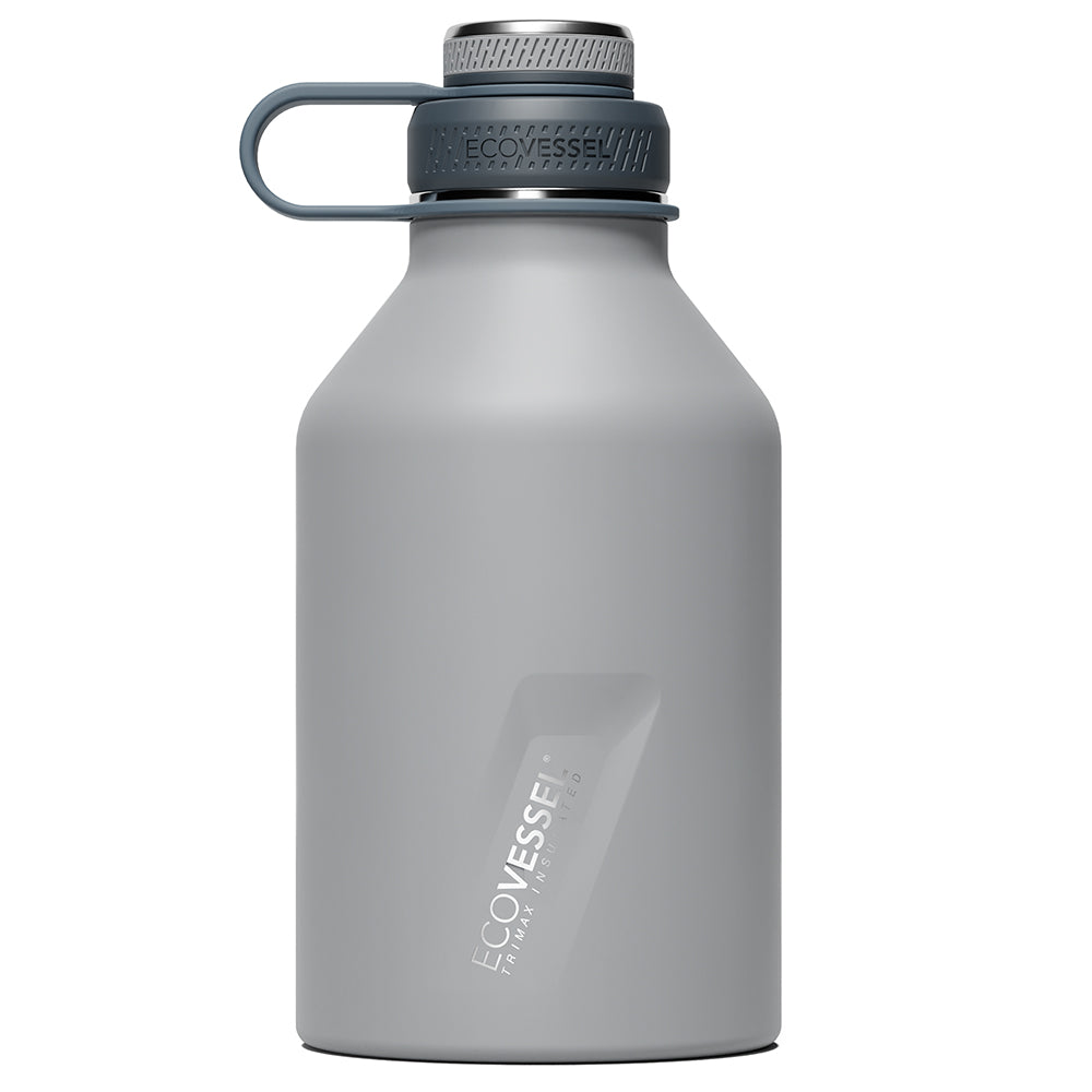 The BOSS - TriMax Insulated Growler Bottle with Infuser - 1.9L - Slate Grey