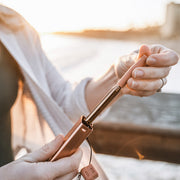 The QUICKSTRAW Telescopic Straw with Brush & Carrying Case