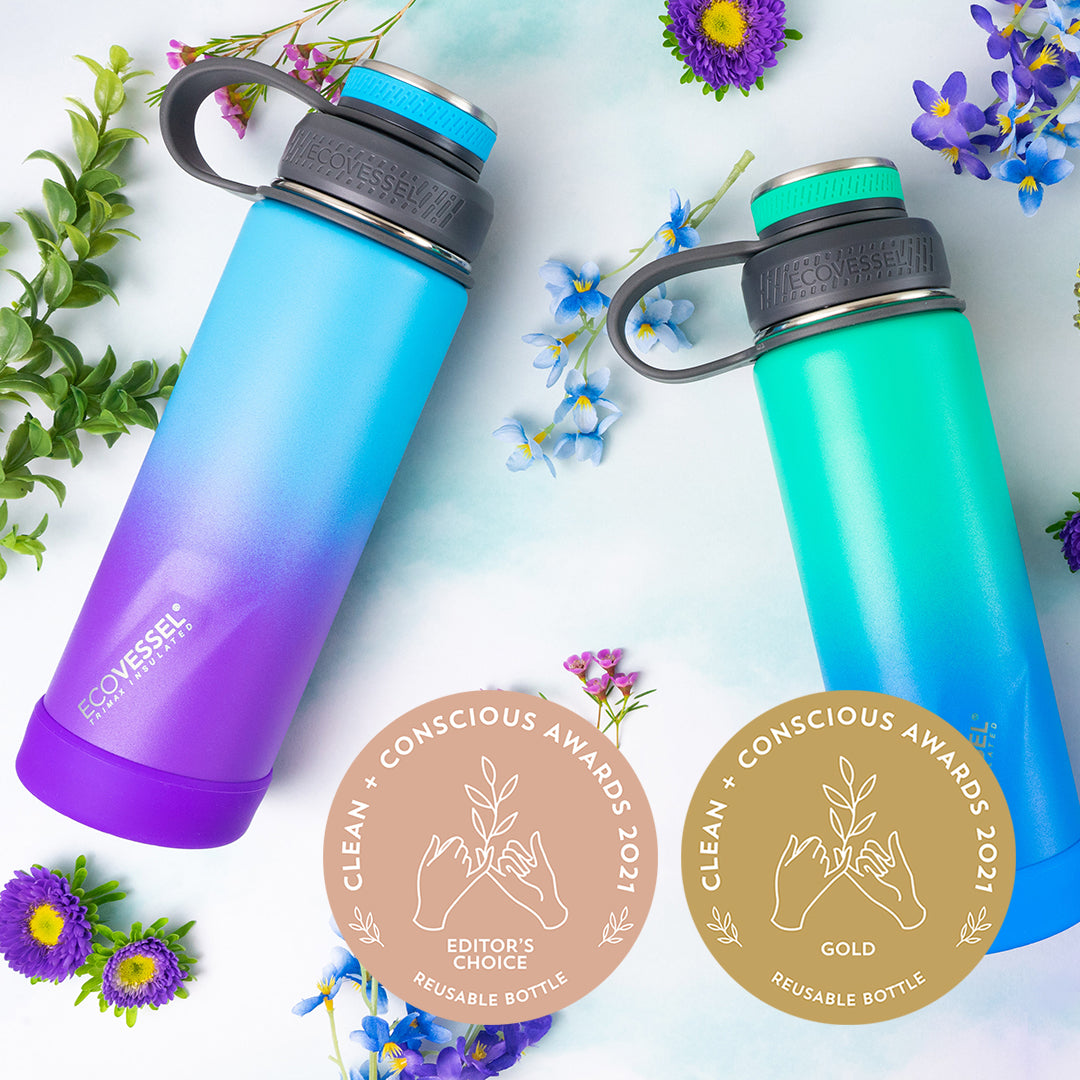 EcoVessel Boulder TriMax® Insulated Stainless Steel Water Bottle
