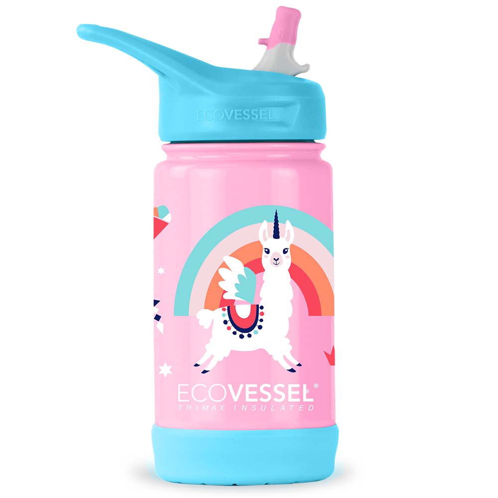 The FROST - TriMax Insulated Kids Water Bottle w- Straw - 355ml