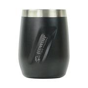 The PORT - Insulated Stainless Steel Wine & Whiskey Tumbler - 296ml (Older Style Lid) - Black Shadow