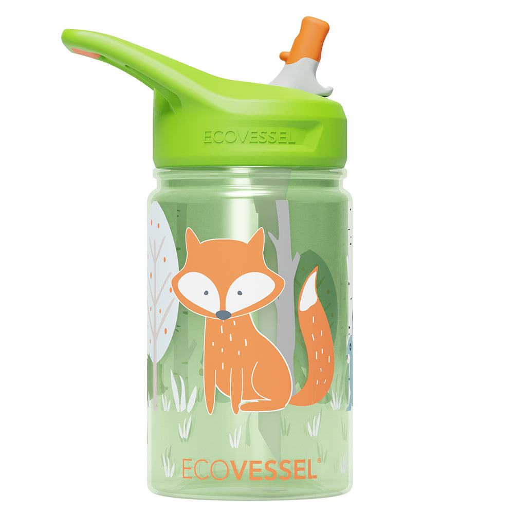 EcoVessel Kids Science Cat Splash Water Bottle 12 oz