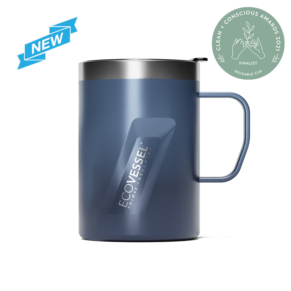 The TRANSIT -  TriMax Insulated Coffee, Beer & Cocktail Mug with Slider Lid - 355ml