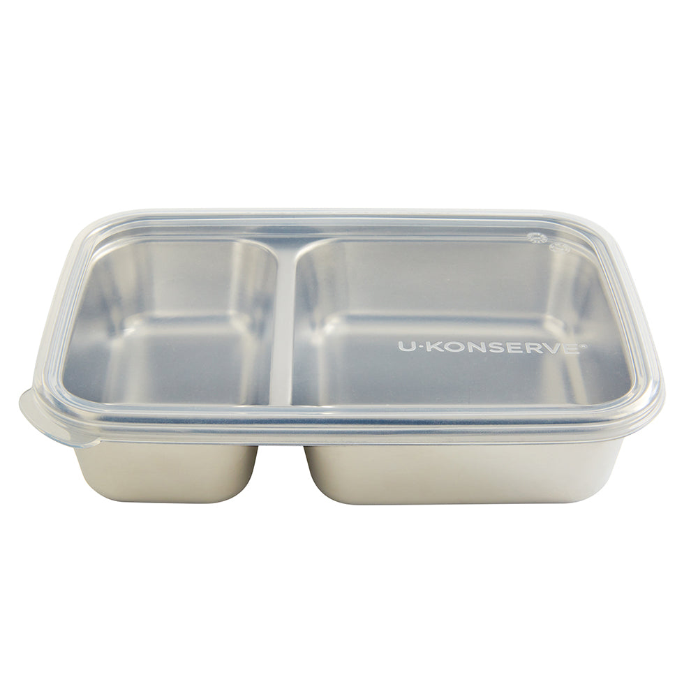Divided Rectangle Food Storage Container 828ml/28oz