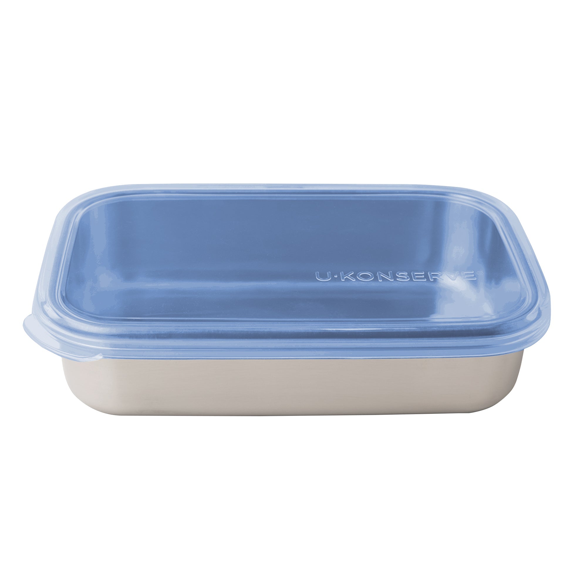 Rectangle Stainless Steel Food Container | U-Konserve 25oz / Island Teal / Silicone Lid