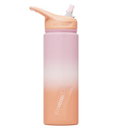 The TRITAN - BPA Free Sports Water Bottle w- Straw - 700ml - Coral Sands