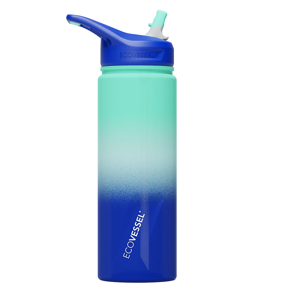 The TRITAN - BPA Free Sports Water Bottle w- Straw - 700ml - Galactic Ocean