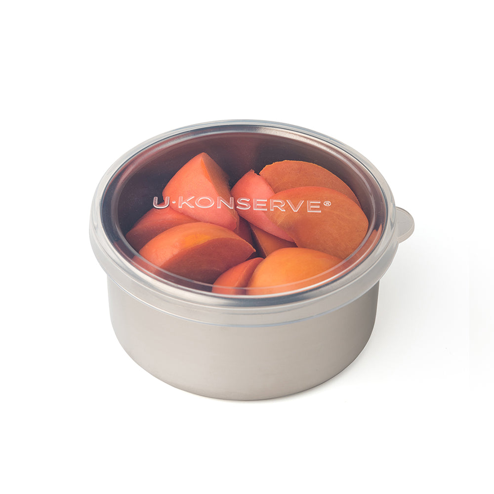 Silicone Lid for Round Container Medium 266ml/9oz Clear